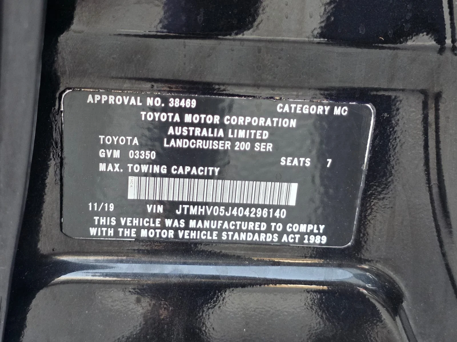 Toyota Land Cruiser VXR 2020 Modified Black