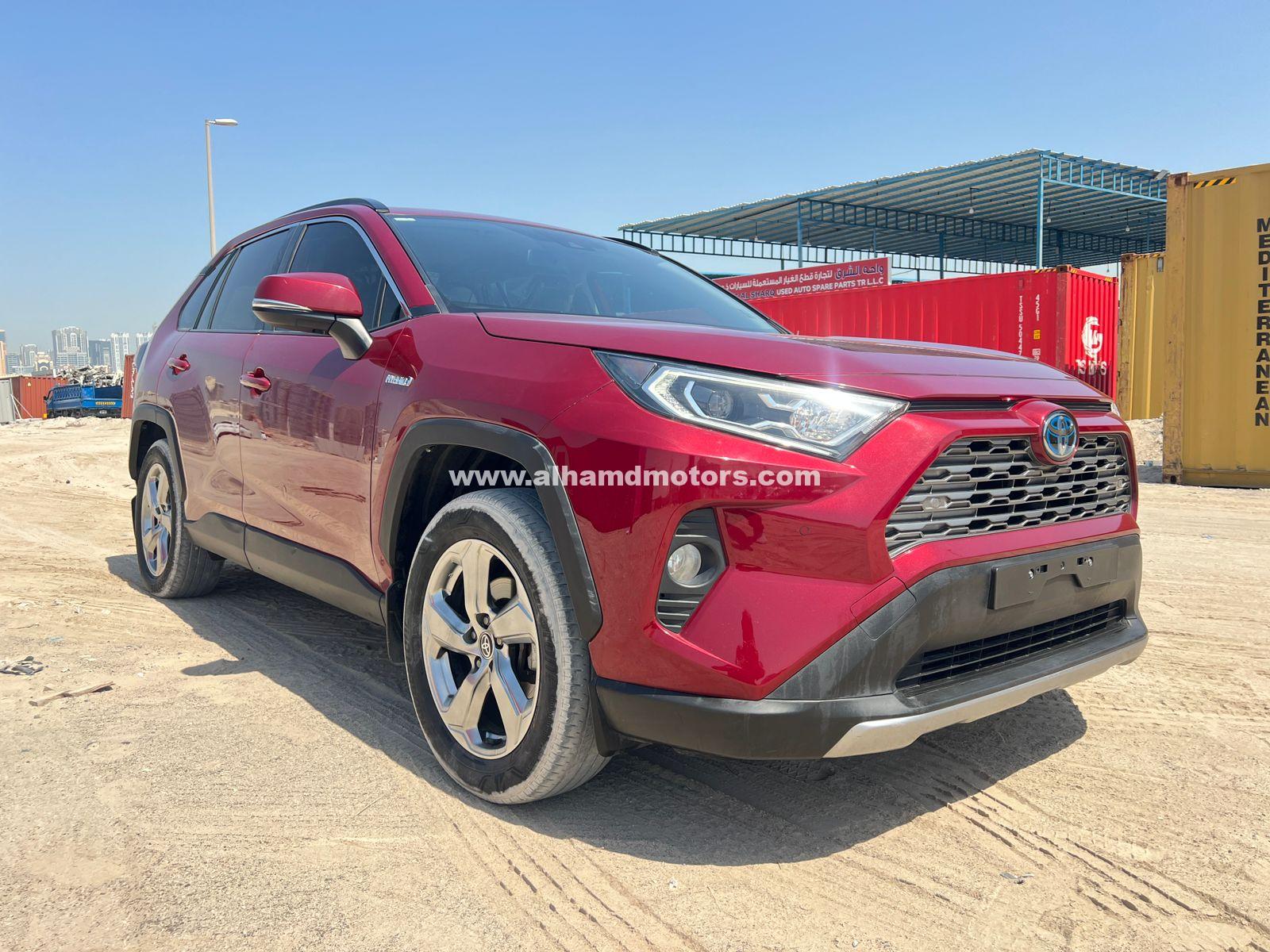 Light Red Rav 4 TOYOTA RAV 4 2020 RED AT 2WD PETROL HYBRIID = RIGHT HAND - Alhamd ...