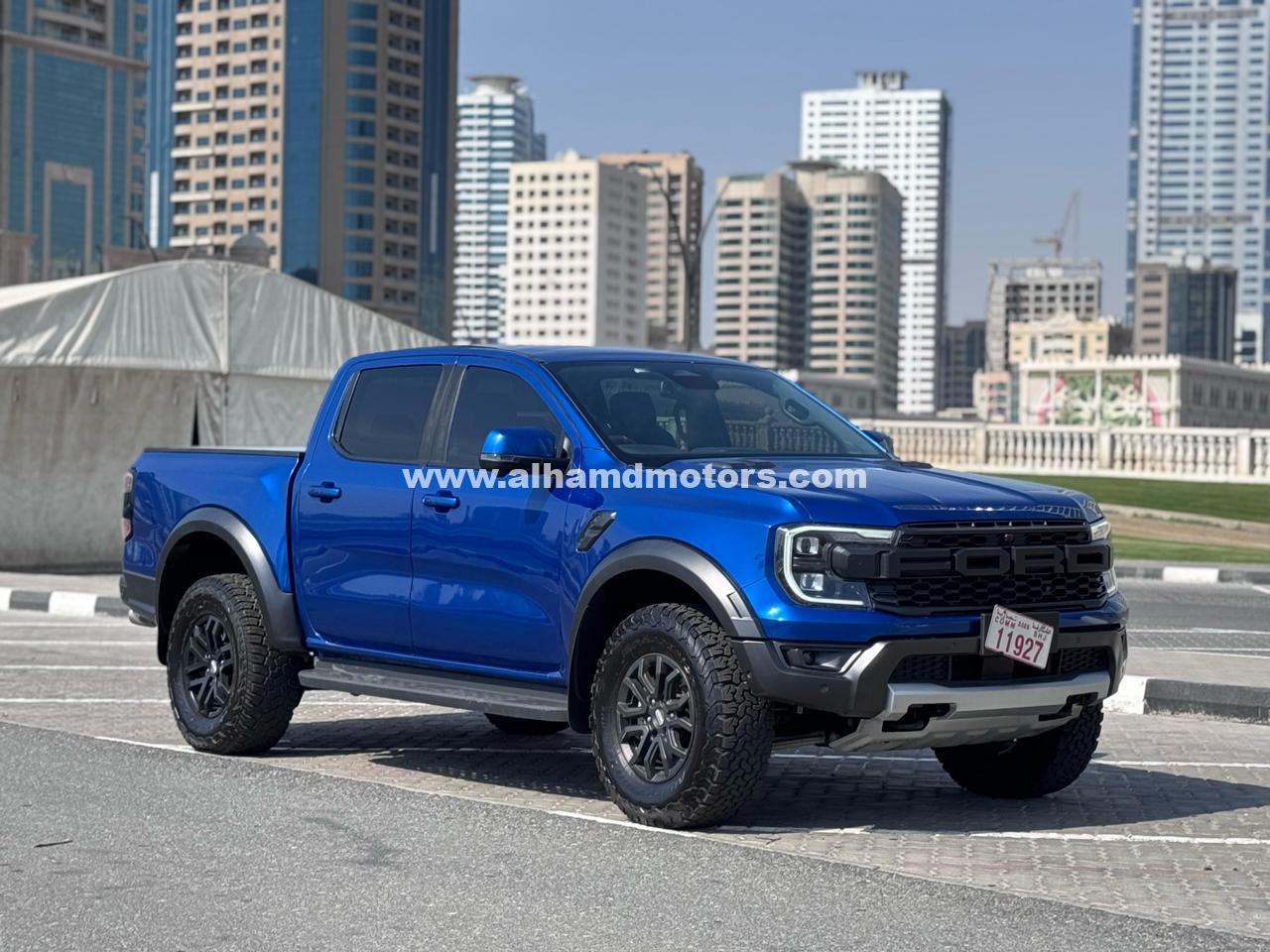 FORD RANGER RAPTOR BLUE 2022 4WD AT PETROL = RIGHT HAND - Alhamd Motors ...